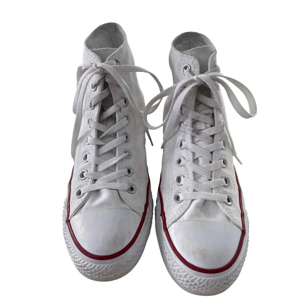 Converse Chuck Taylor All Star Canvas High Top Sneaker W8 M10 Lace Up Streetwear - Picture 2 of 10